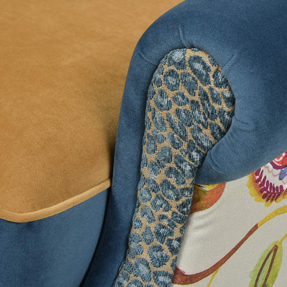 Anya Boho Chic Wingback Accent Chair