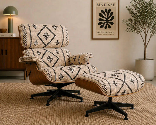 Handmade Wool Lounge Chair – Luxury Bohemian Seating